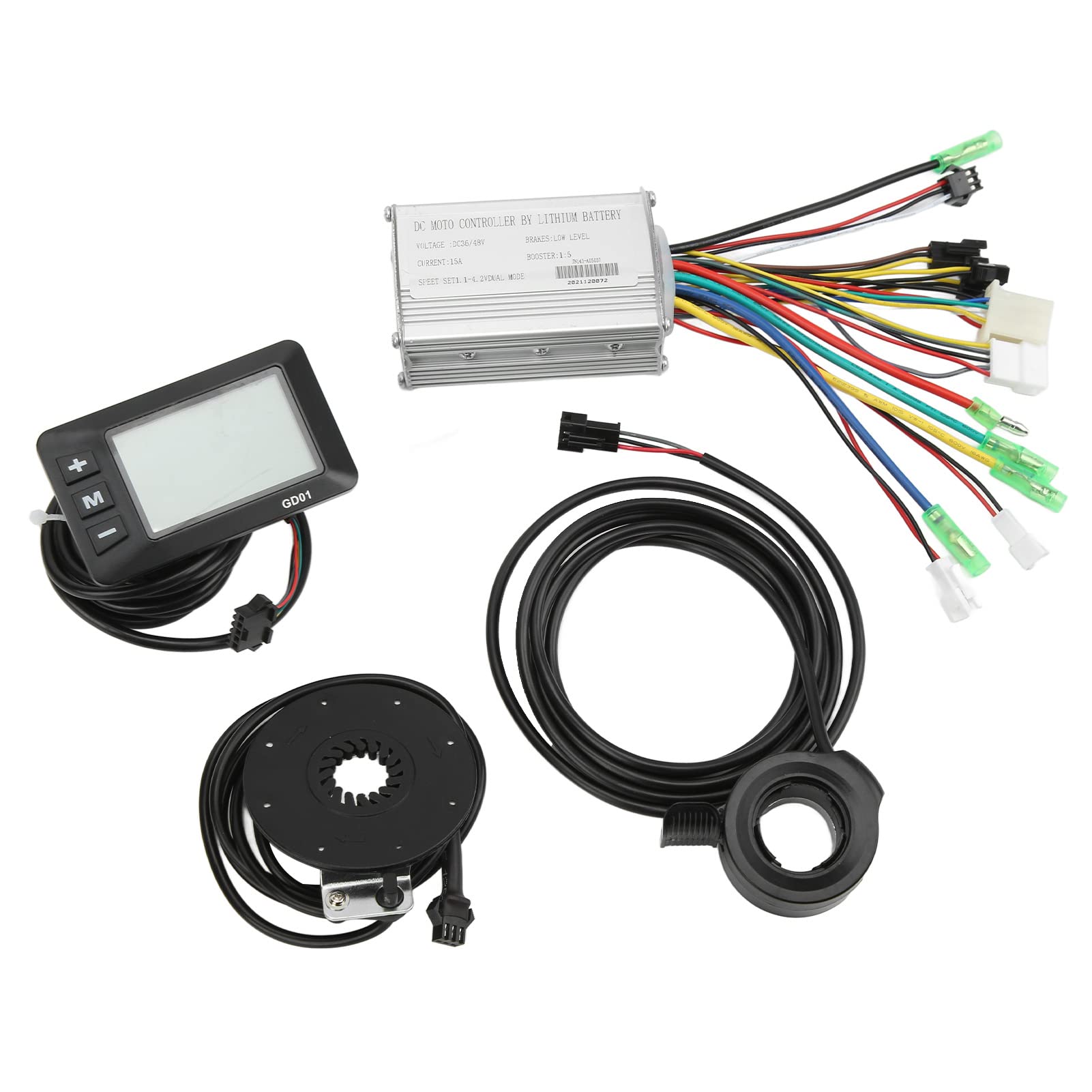 Leapiture Bicycle Motor Controller Electric Bike Conversion Kit Electric Bicycle Controller Kit Electric Bicycle Conversion Kit Electric Bike Motor Kit for 250W 350W Bicycle Motor