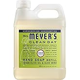 MRS. MEYER'S CLEAN DAY Hand Soap Refill, Lemon Verbena Scent, 33 Fl Oz Bottle
