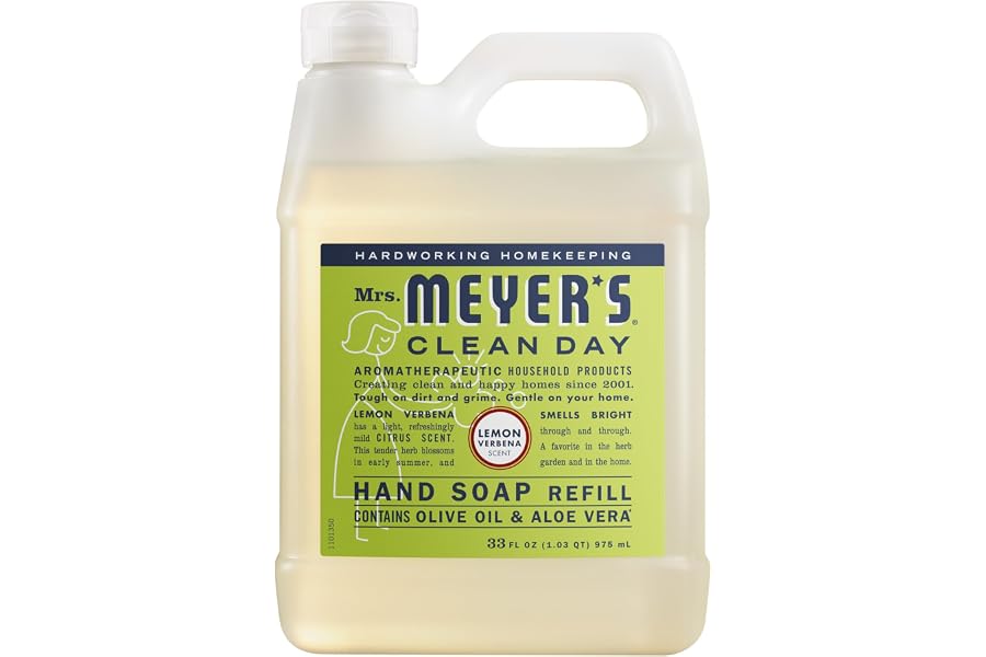 Mrs. Meyer's Clean Day, Hand Soap Refill, Lemon Verbena Scent, 33 Fl Oz product image