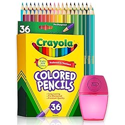 The Mega Deals Colored Pencils, 36 Assorted Colored