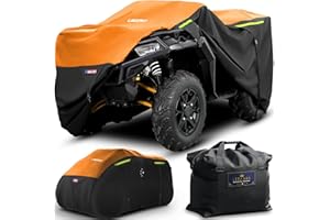 LI LIBZAKI 600D ATV Cover Waterproof Heavy Duty Trailerable 4 Wheeler Cover Quad Cover ATV Covers All Season Weather Proof Ou
