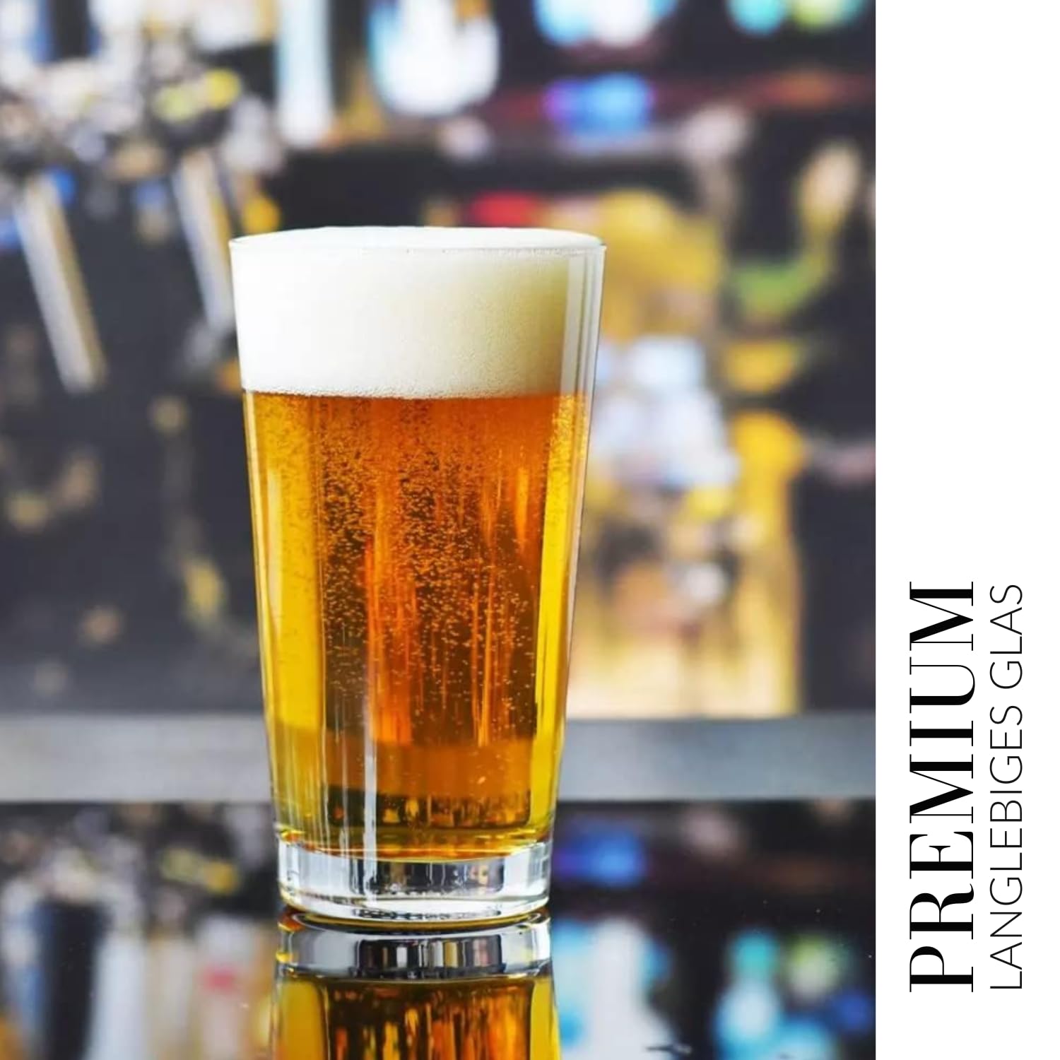 Krosno Hoch Weizengläser 6er Set – 530 ml Biergläser aus der Pure Kollektion – Für den täglichen Gebrauch – Spülmaschinenfest, ideal für Bier, Cider, Lager & mehr 5