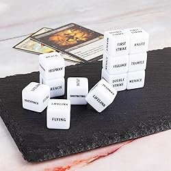 48 Pieces Abilities Keywords Counter Dice Plus One