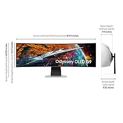 Samsung 49" Odyssey OLED G9 (G95SC) Series Curved