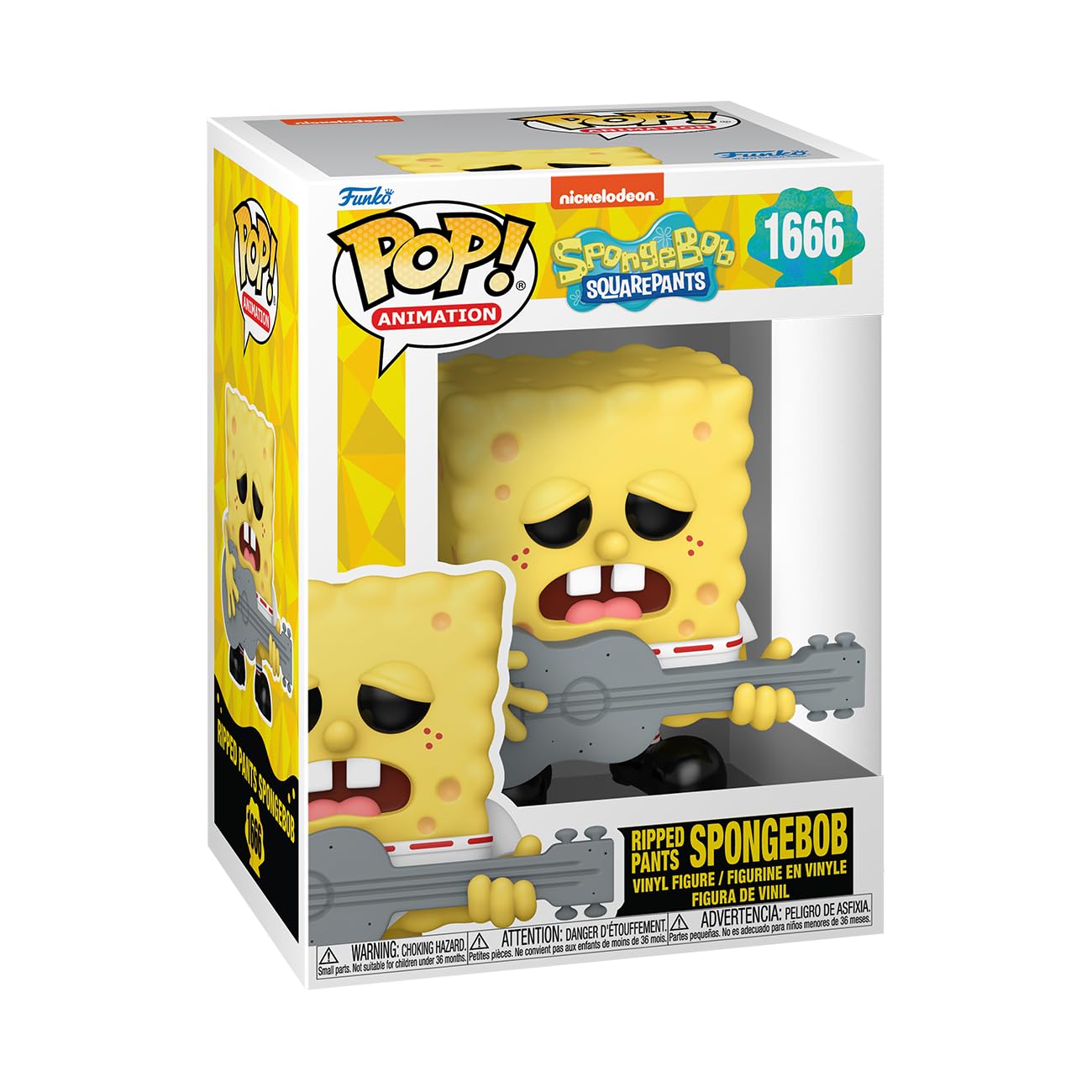 Photo 1 of Funko POP! TV: Spongebob Squarepants 25th Anniversary - Spongebob Squarepants with Guitar - Collectable Vinyl Figure - Gift Idea - Official Merchandise - for Kids & Adults - TV Fans