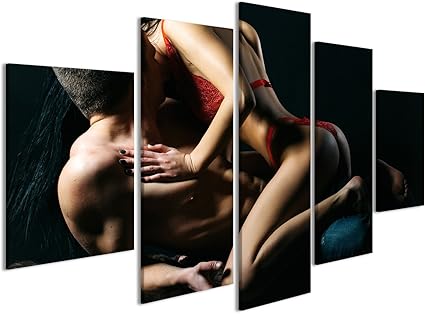 islandburner Quadri Moderni Baciare Giovane Coppia Sexy di Donna Sensuale  esteso con Corpo Dr Stampa su Tela Quadro EZY: Amazon.it: Casa e cucina