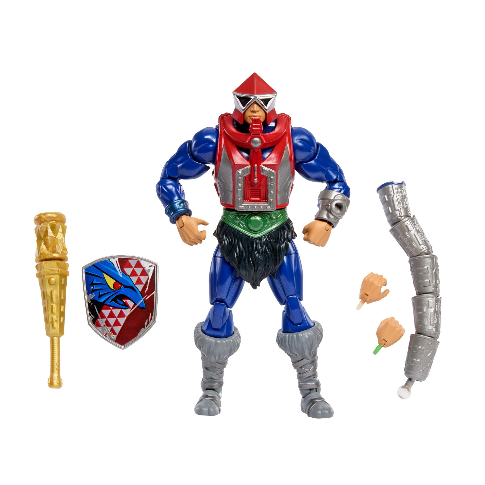Masters of the Universe Masterverse New Eternia Mekaneck Action Figure, Deluxe Collectible with 30 Articulations & Accessories, MOTU Toy, HYC51