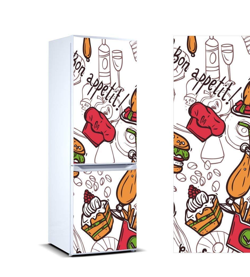 Oedim Pegatinas Vinilo para Frigorífico Bon Appetit! | 185x60cm ...