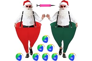 OMKSIH Granny Pants Yard Game Freaky Party Games Pants with Bouncy Balls and Air Pump Oversized Granny Pants Outdoor Game for Adults and Family Interactive Throwing Game for Group Gatherings