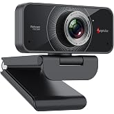 Angetube 1080P Webcam with Microphone, USB Computer Web Cam for Desktop | USB Computer Web Camera for PC Laptop Desktop Mac, 2 Mics, HD PC Web Cam for Zoom Teams, Streaming Video Conferencing Calling