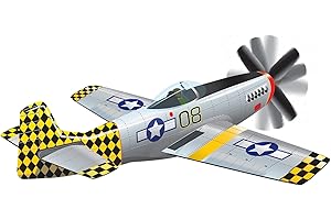 X-Kites WindNSun Super Size 3D Nylon Kite, Aircraft P-51 Mustang, 50 Inches Wide