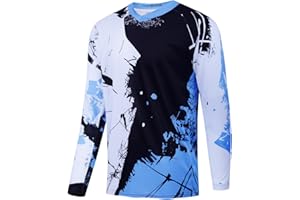 TELEYI Kids Cyling Jersey,Youth Dirt Bike Jersey Boys Bicycle Shirt Girls Motorcycle Motocross Long Sleeve Off-Road Downhill Tops