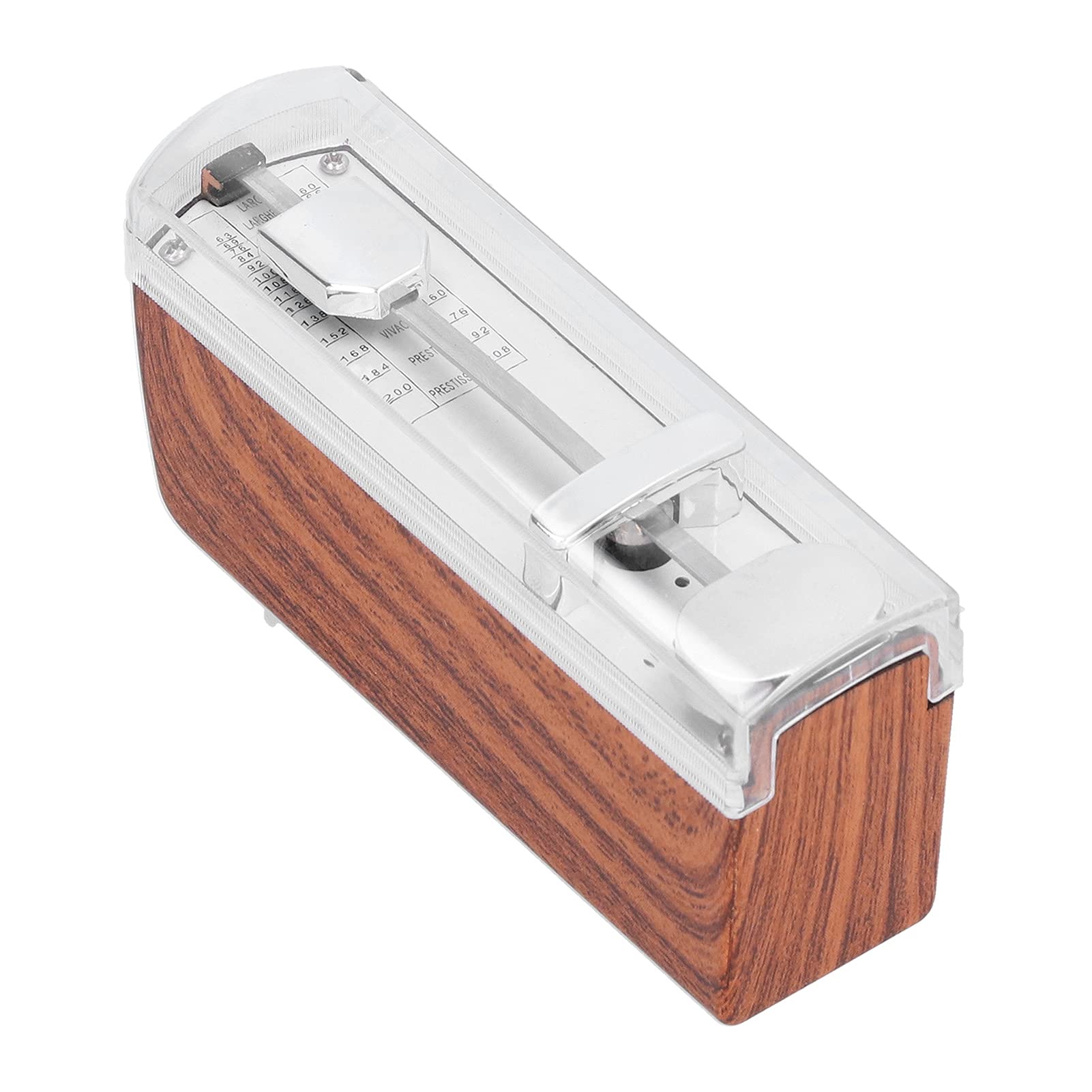 Mechanical Metronome for Piano, Guitar, Ukulele - Smooth & Tidy Beat Tracker (Log Color)