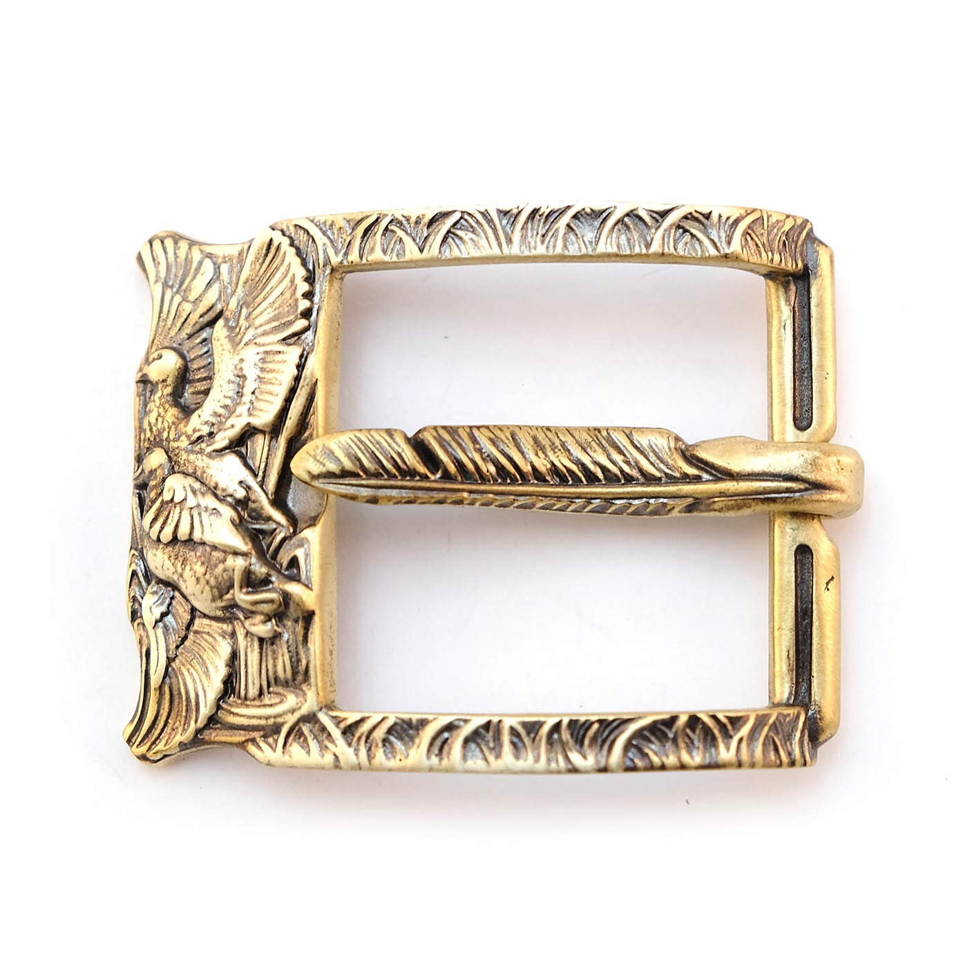 duck hunting belt buckle
