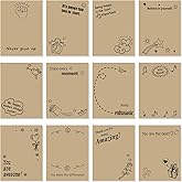Geyee 12 Pcs Sticky Notes 3 x 4 Inch Cute Stick Notes Motivational Stick Pads Appreciation Self Sticky Memo Pads Post Adhesives for Office School, 30 Sheets Each