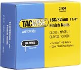 Tacwise 0294 16G 32mm Galvanised Finish Nails 2500 Pack Silver