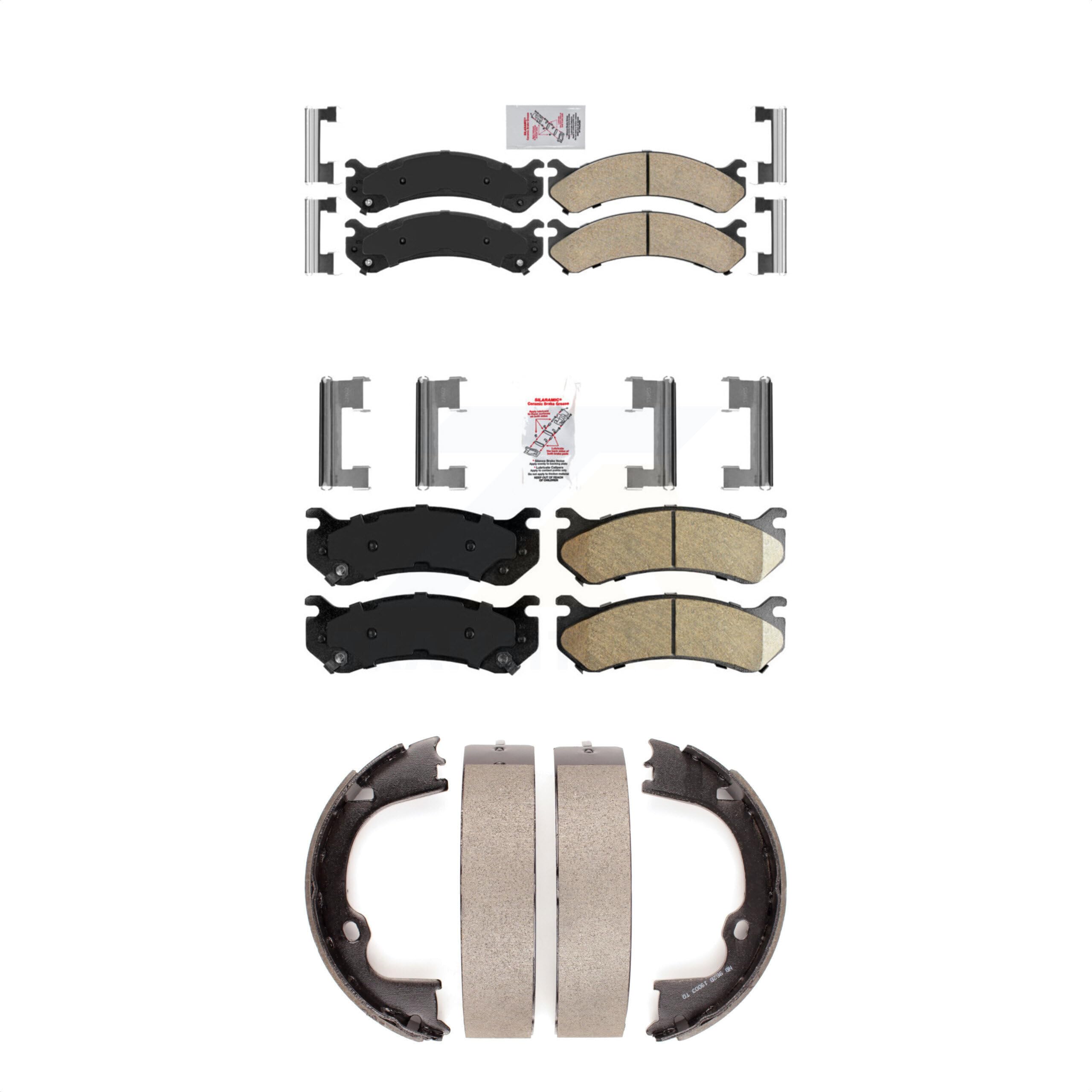 Transit Auto Front Rear Ceramic Disc Brake Pads Kit