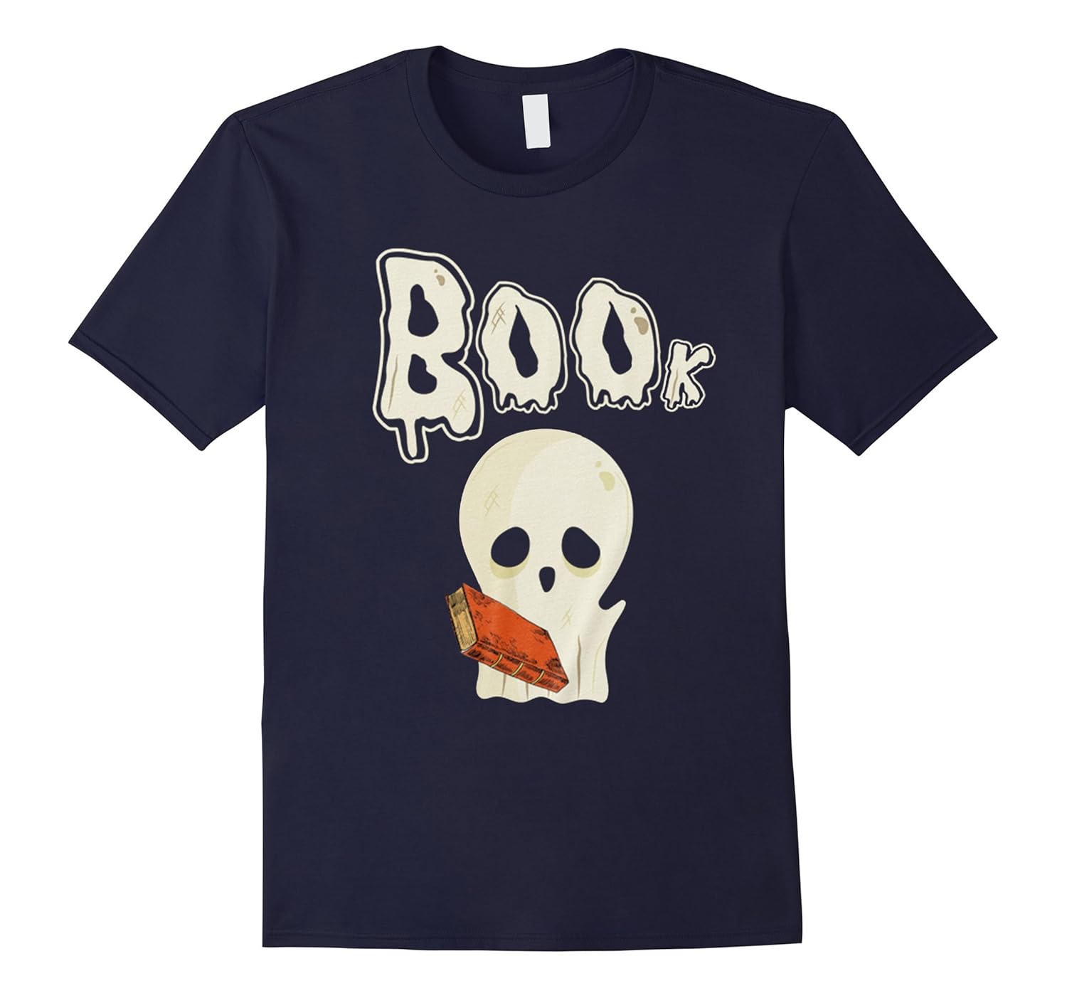 HALLOWEEN GHOST BOO BOOKS SHIRT, Booooks Scary TShirt-FL