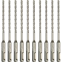 FF ERA 10-Pack SDS Plus 3/16" x 6" Rotary Hammer Drill Bits, Carbide Tipped for Brick, Stone and Concrete
