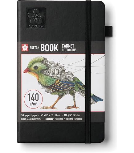 Amazon.com: Maruman SS2 Small Sketchbook Assorted Colors Cream