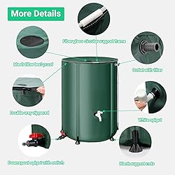 FAMIROSA 132 Gallon / 500L Collapsible Rain