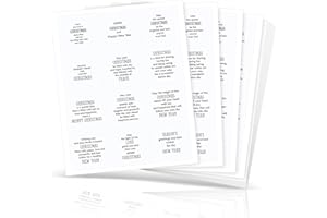 Watersay 240 Pcs Christmas Verses Peelable Stickers for Card Making Selection Stickers for Adults Verses and Sentiments DIY Card Making Accessories Xmas Decoration, 2.36 x 2.36 Inches