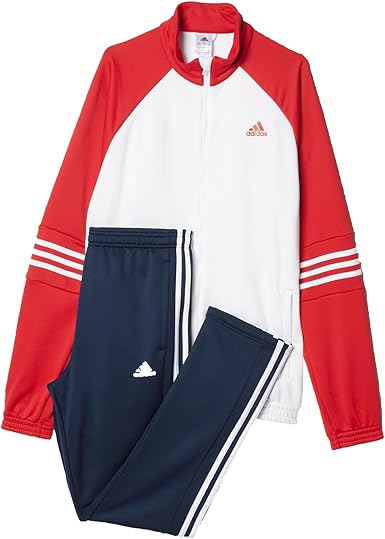 red adidas tracksuit amazon