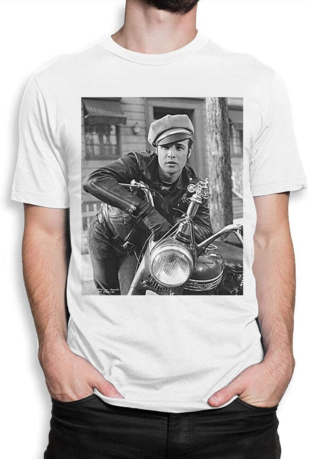 Marlon Brando Retro Movie TShirt, Men's Women's Amazon.es Ropa y
