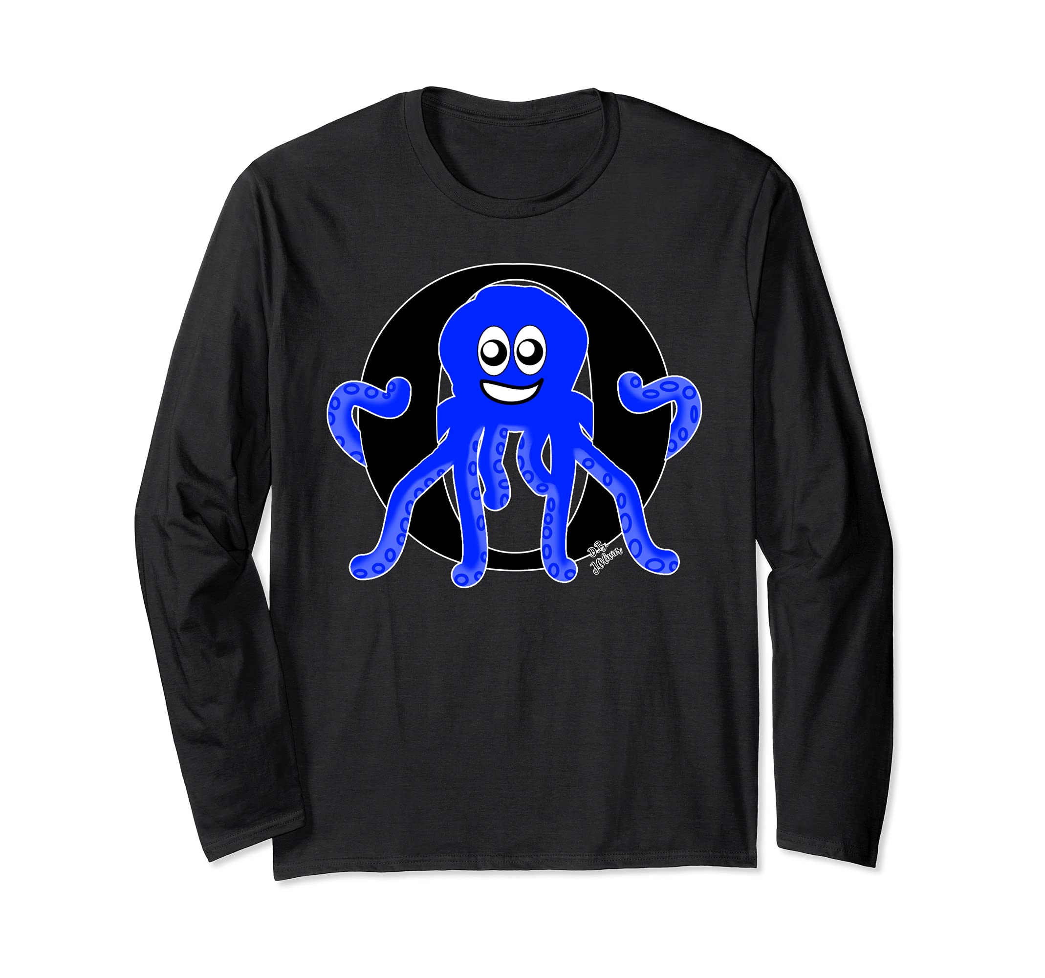 octopus outfit cute Alphabet Octopus Long Sleeve T-Shirt