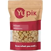 Yupik Macadamia Nuts, Medium Pieces, 2.2 lb (35.2 oz), Raw and Unsalted, Gluten-Free and Kosher, Unroasted Oil-Free Nuts with Creamy Flavor, Source of Fiber, Ideal for Baking, Cooking, and Healthy Snacking