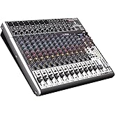 Behringer Xenyx X2222USB Premium 22-Input 2/2-Bus Mixer with XENYX Mic Preamps &amp; Compressors