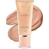 PÜR MINERALS 4-in-1 Correcting Primer, Dark Spot Corrector - Primer for Face Before Makeup - Face Makeup for Women - Hydrating Make Up for Dark Circles, Age Spots, & Freckles - 1 Fl Oz