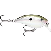 Rapala Ott's Garage Rocco Crankbait, Hard Bait, Bass Fishing Lure, Wide Wobble Action for Shallow Water, 2-1/2", Green Gizzard Shad