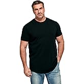 STRONGSIZE Big & Tall Pocket T Shirts for Men – Premium Stretch Cotton Longer Length Mens Casual Crewneck T-Shirt (XL-8XL)