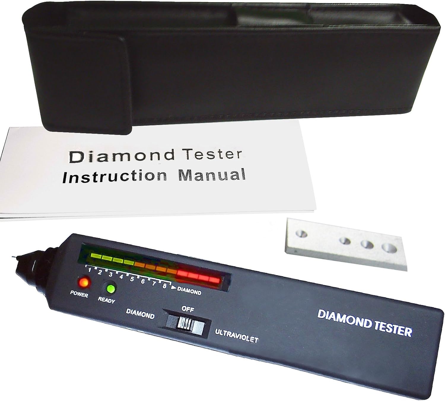 GAIN EXPRESS Diamond Tester Pen, Professional Diamond Moissanite Gemstone Tester with UV Ultraviolet Light & Thermal Sensor - Image 3