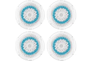 Evetree Deep Pore Face Cleansing Brush Head Replacements Compatible with Clarisonic Mia 1, Mia 2, Mia Fit, Alpha Fit, Smart P