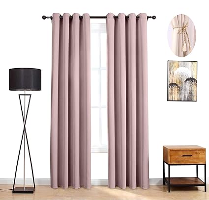 Amazon Com Blackout Curtains Essential Darkening Thermal