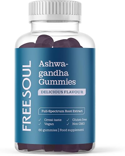 Free Soul Ashwagandha High Strength Gummies 60 Vegan Non-GMO
