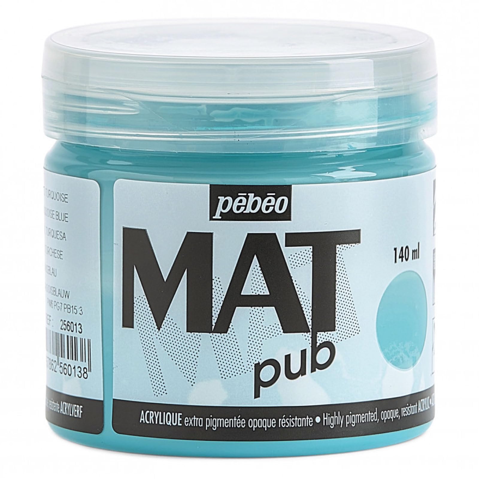 PEBEO Mat Pub 140ml Turquoise Blue — image 1