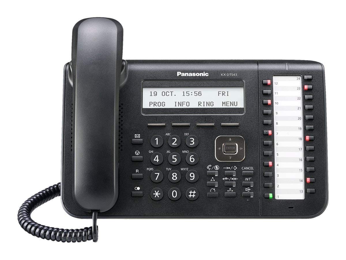 Panasonic KX-DT543 (Hands Free Functionality, System Phone) (Certified Refurbished)