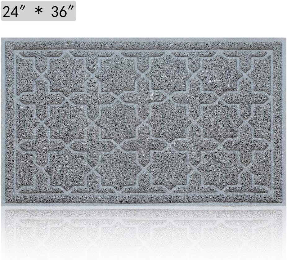 Large Outdoor Rubber Door Mats Outside Waterproof Entry Mat Anti Mud