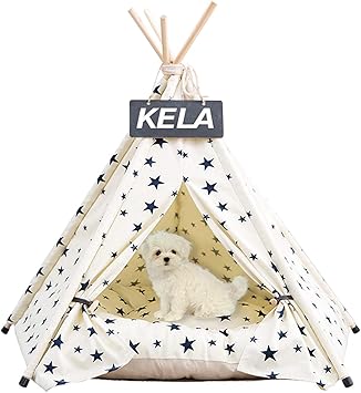Amazon Bemin ペットテント 犬 ペット テント 三角 犬用テント ペットハウス 犬小屋 小型犬 猫小屋 猫 ハウス ペットテントハウス クッション付き ティピーテント 折りたたみ 四季通用 猫テントハウス 暖かい 寒さ対策 5 L Bemin 犬小屋 通販