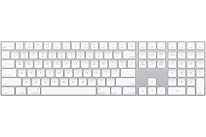 Apple Magic Keyboard with Numeric Keypad: Wireless, Bluetooth, Rechargeable. Works with Mac, iPad, o...