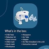 Omron C102 Total 2-in-1 Nebuliser & Nasal Shower for Adults & Kids view 8