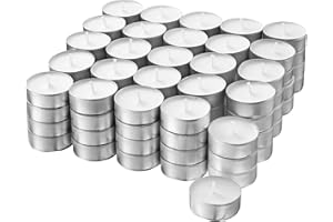 IKEA Glimma Unscented Tealights, White, 100 Count