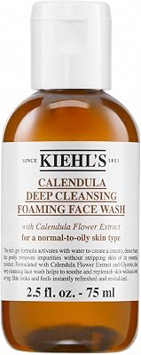 Kiehl's Calendula Deep Cleansing Gel de Limpeza Facial Espumante 75 ml