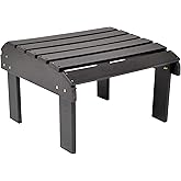 Shine Company Ottoman, Black