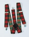 Tartan Punk Braces Adult