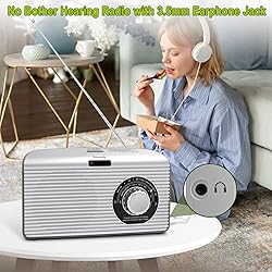 DreamSky Portable AM FM Radio with Sleep Timer