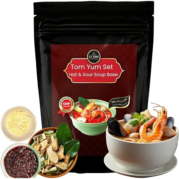 Amazon.com : EZ THAI - Thai Tom Yum Set 1.6 oz - Hot & Sour Soup